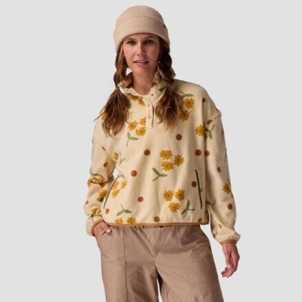 Stoic Floral Print Pullover Sweatshirt XL